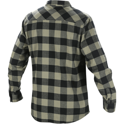 INTENSE 951 Flannel Shirt Olive/Black