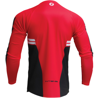 INTENSE x THOR Long Sleeve Red/Black Mountain Bike Jersey